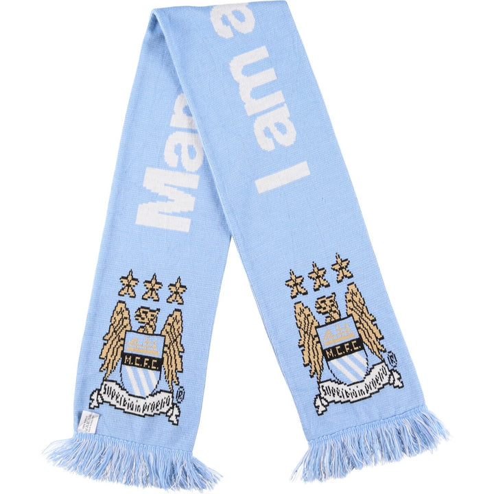 PREMIER LEAGE Premier League MANCHESTER CITY FC Manchester City Soccer Scarf Acrylic Scarf Made in the UK /gaa003719