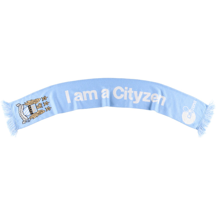 PREMIER LEAGE Premier League MANCHESTER CITY FC Manchester City Soccer Scarf Acrylic Scarf Made in the UK /gaa003719