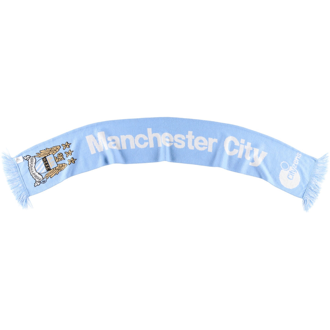 PREMIER LEAGE Premier League MANCHESTER CITY FC Manchester City Soccer Scarf Acrylic Scarf Made in the UK /gaa003719