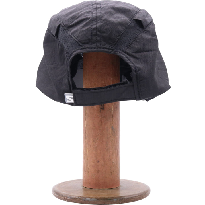 Salomon Running Cap Free Size polyester black type Vintage Second Hand