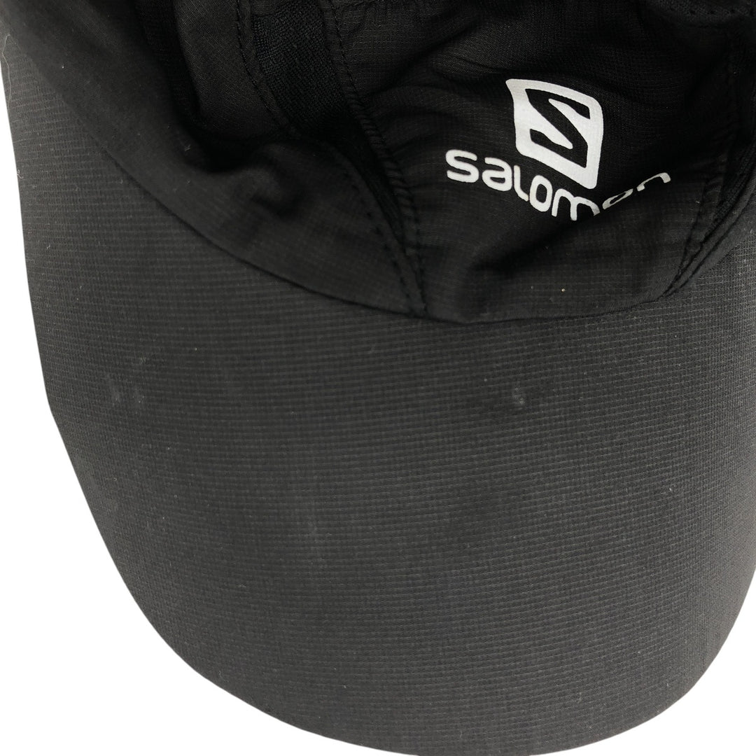 Salomon Running Cap Free Size polyester black type Vintage Second Hand