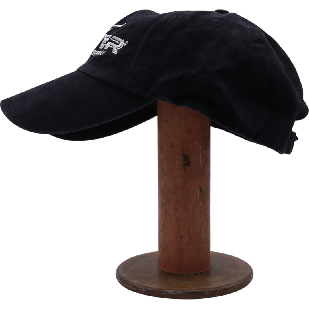 Baseball cap, free size cotton black type Vintage Second Hand