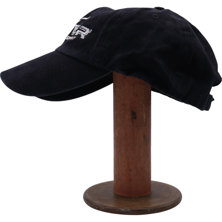 Baseball cap, free size cotton black type Vintage Second Hand