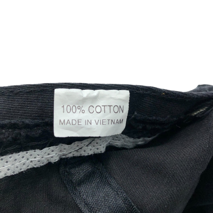 Baseball cap, free size cotton black type Vintage Second Hand