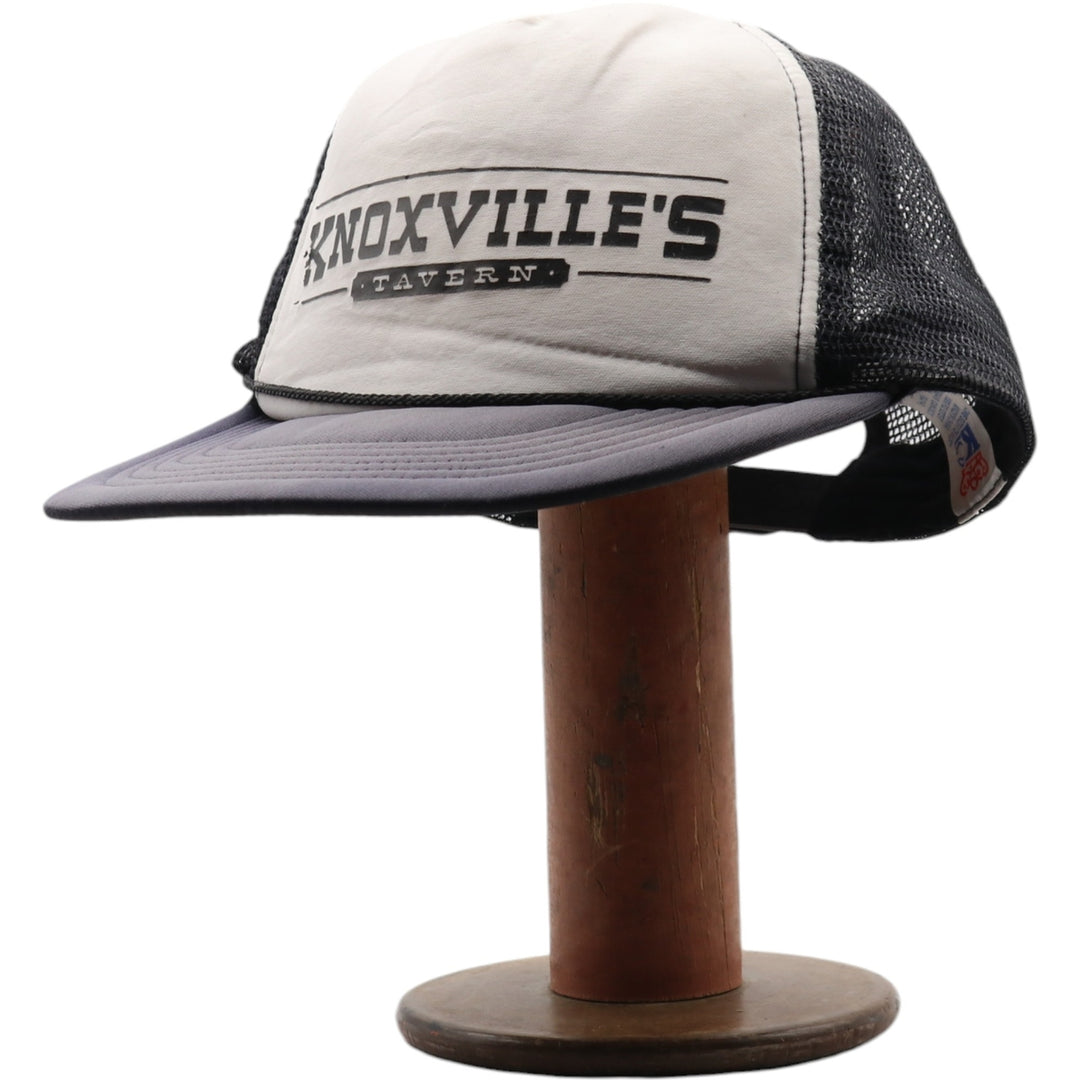 90'S KC Trucker Cap Mesh Cap Free Size Vintage polyester black type Vintage Second Hand