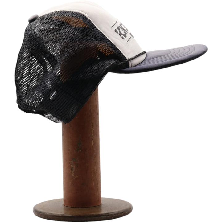 90'S KC Trucker Cap Mesh Cap Free Size Vintage polyester black type Vintage Second Hand