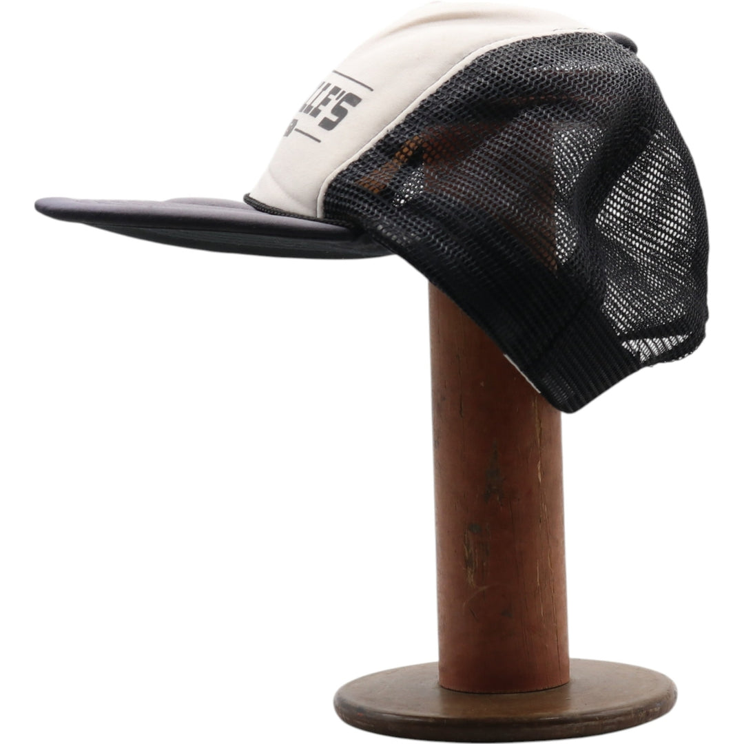 90'S KC Trucker Cap Mesh Cap Free Size Vintage polyester black type Vintage Second Hand