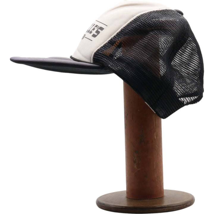 90'S KC Trucker Cap Mesh Cap Free Size Vintage polyester black type Vintage Second Hand