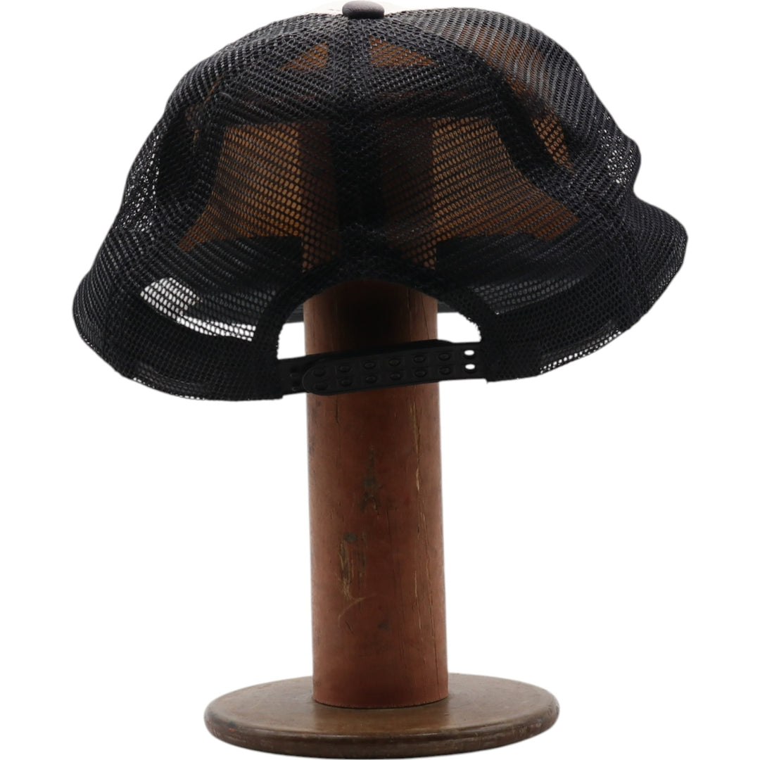 90'S KC Trucker Cap Mesh Cap Free Size Vintage polyester black type Vintage Second Hand