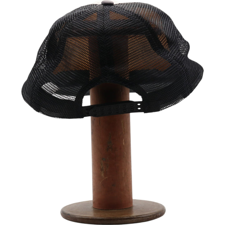 90'S KC Trucker Cap Mesh Cap Free Size Vintage polyester black type Vintage Second Hand