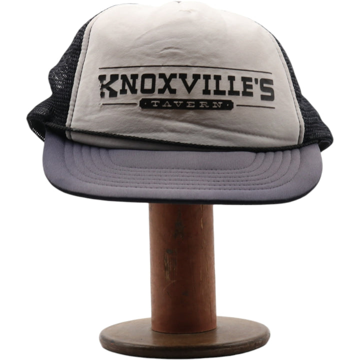 90'S KC Trucker Cap Mesh Cap Free Size Vintage polyester black type Vintage Second Hand