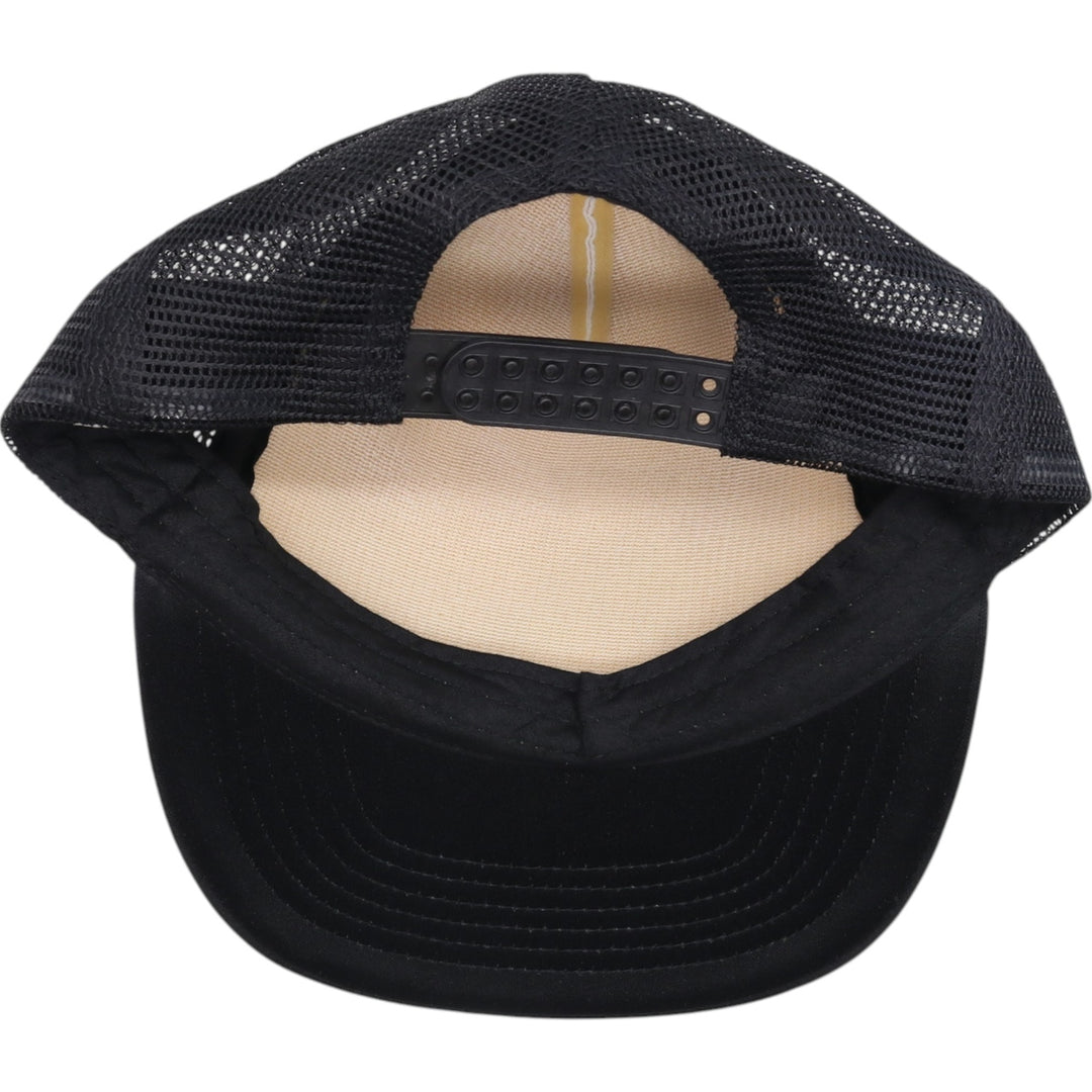 90'S KC Trucker Cap Mesh Cap Free Size Vintage polyester black type Vintage Second Hand