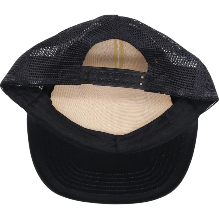 90'S KC Trucker Cap Mesh Cap Free Size Vintage polyester black type Vintage Second Hand