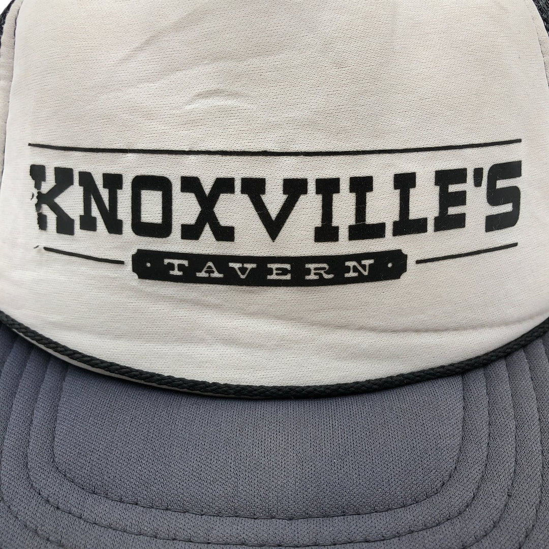 90'S KC Trucker Cap Mesh Cap Free Size Vintage polyester black type Vintage Second Hand