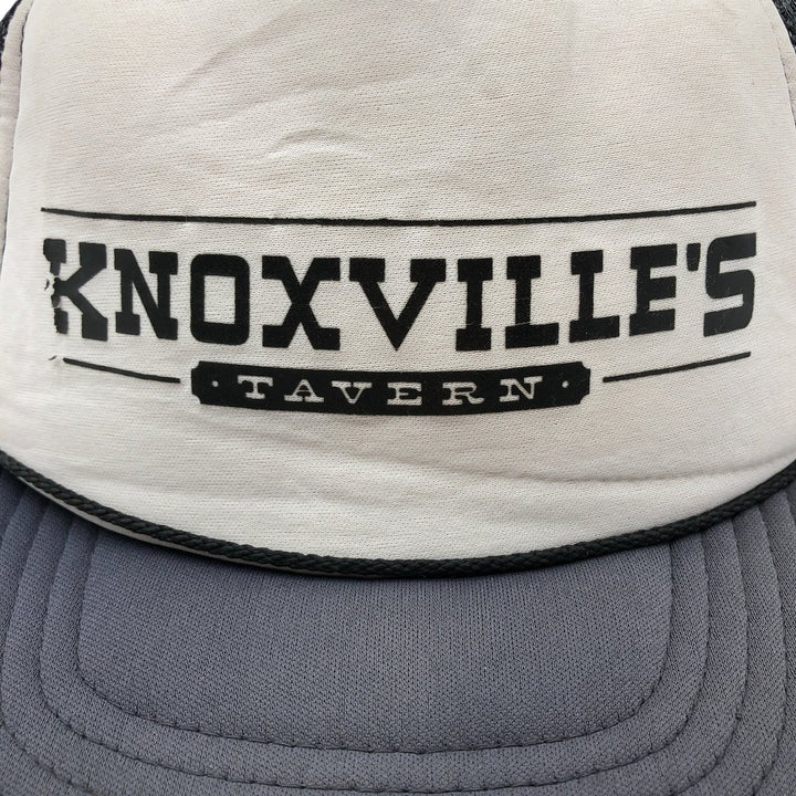 90'S KC Trucker Cap Mesh Cap Free Size Vintage polyester black type Vintage Second Hand