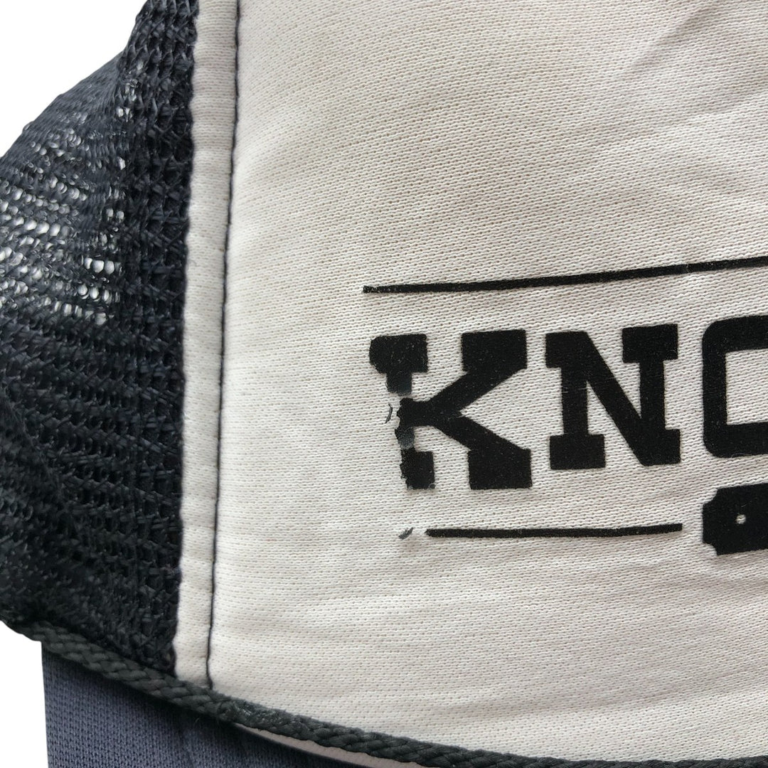 90'S KC Trucker Cap Mesh Cap Free Size Vintage polyester black type Vintage Second Hand