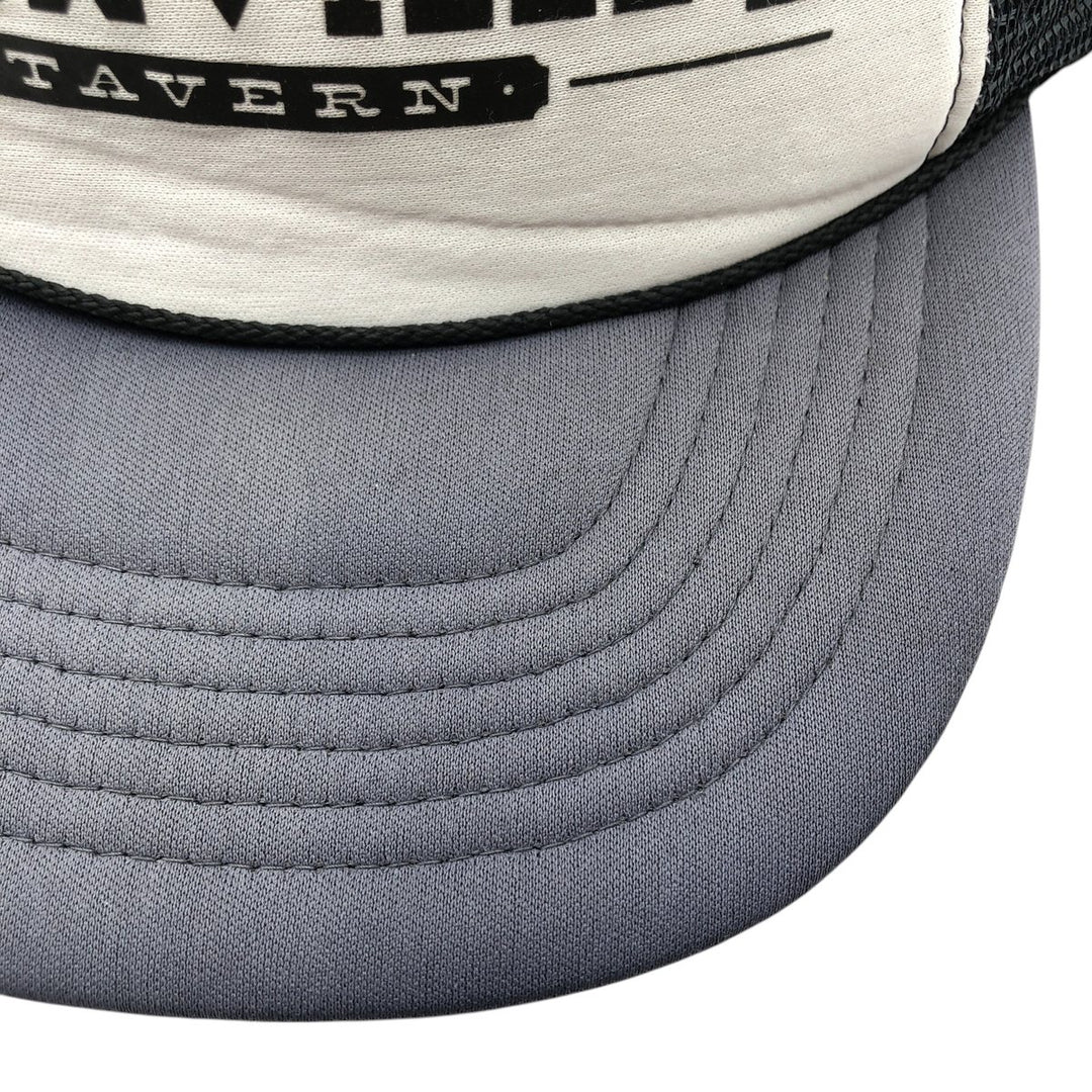 90'S KC Trucker Cap Mesh Cap Free Size Vintage polyester black type Vintage Second Hand