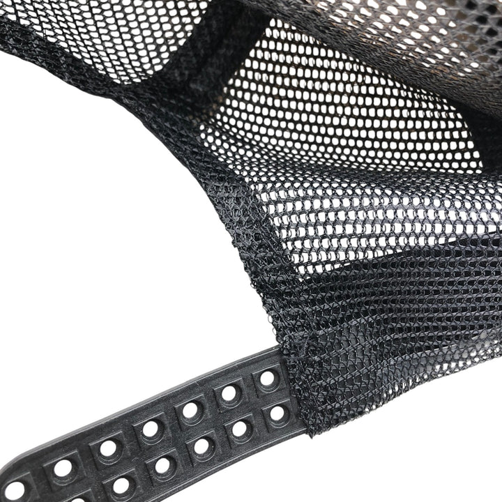 90'S KC Trucker Cap Mesh Cap Free Size Vintage polyester black type Vintage Second Hand