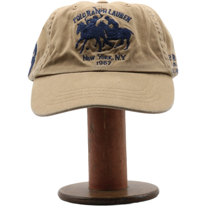Ralph Lauren POLO by Ralph Lauren Baseball Cap Free Size cotton Beige type Vintage Second Hand