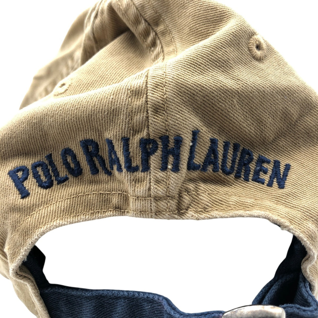 Ralph Lauren POLO by Ralph Lauren Baseball Cap Free Size cotton Beige type Vintage Second Hand