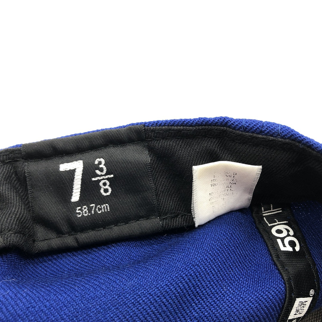 New Era 59FIFTY MLB LOS ANGELES DODGERS Baseball Cap 7 3 wool blue type Vintage Second Hand
