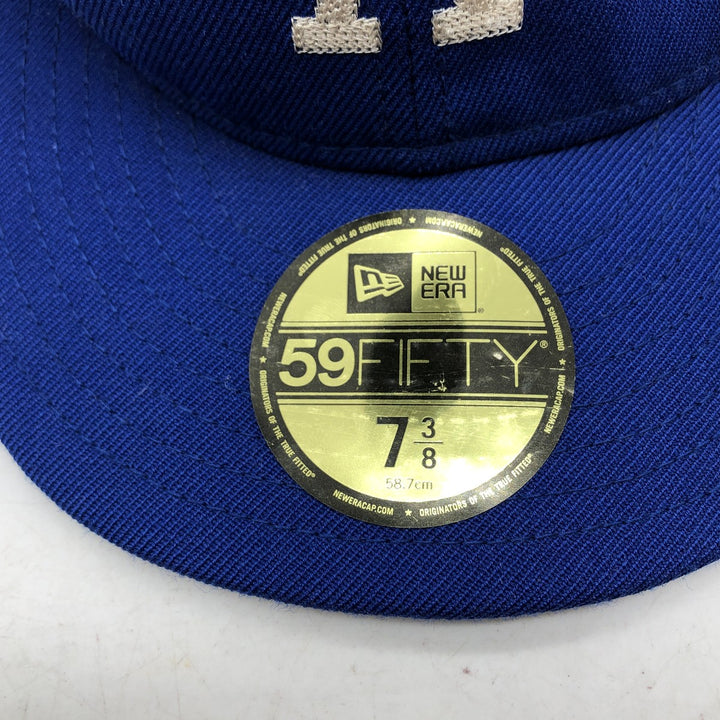 New Era 59FIFTY MLB LOS ANGELES DODGERS Baseball Cap 7 3 wool blue type Vintage Second Hand