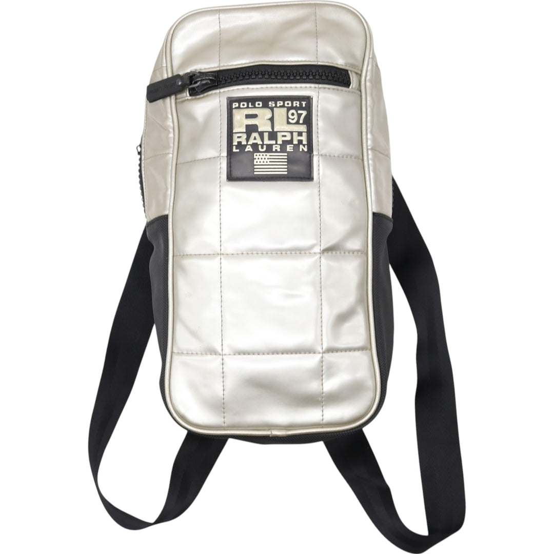 90'S Ralph Lauren POLO SPORT Backpack Vintage unknown Silver type Vintage Second Hand