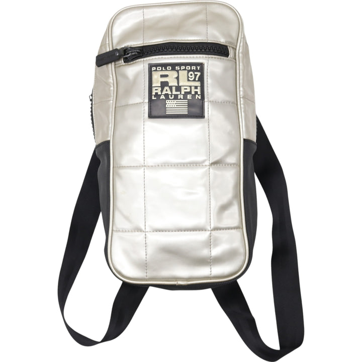 90'S Ralph Lauren POLO SPORT Backpack Vintage unknown Silver type Vintage Second Hand
