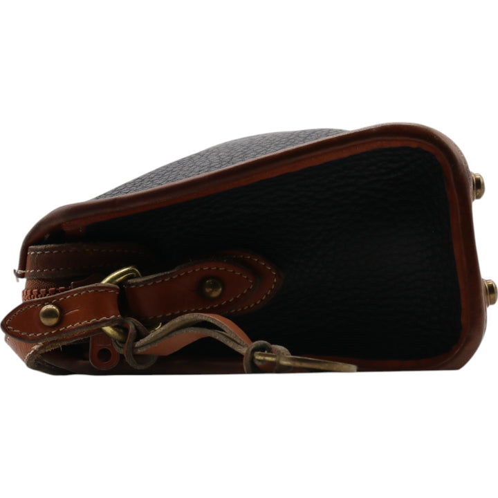 Dooney & Bourke Shoulder Bag Made in USA genuine leather brown type Vintage Second Hand