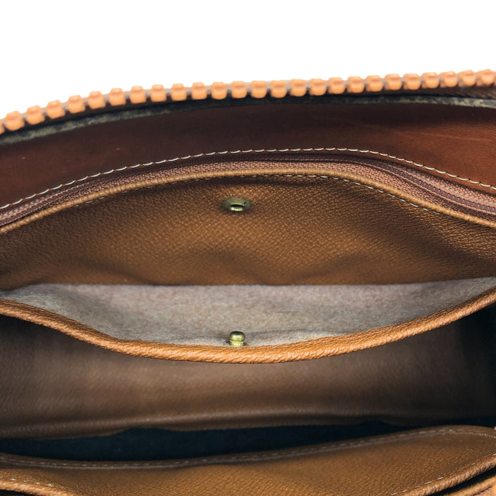 Dooney & Bourke Shoulder Bag Made in USA genuine leather brown type Vintage Second Hand