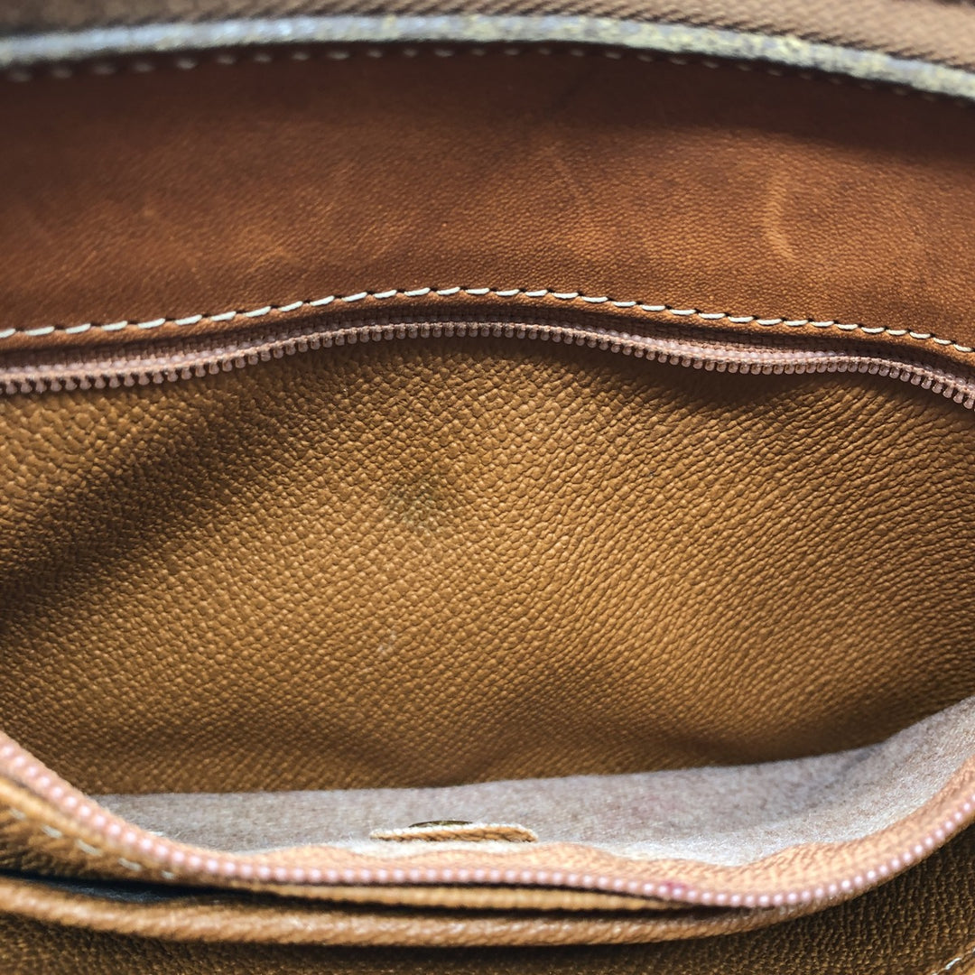 Dooney & Bourke Shoulder Bag Made in USA genuine leather brown type Vintage Second Hand