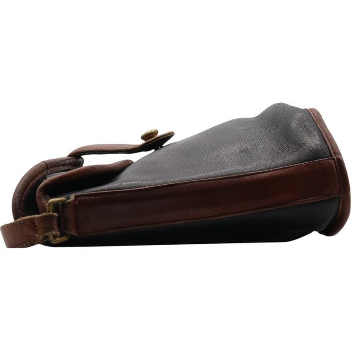 Vintage Coach OLD COACH German Hook Shoulder Bag genuine leather black type Vintage Second Hand