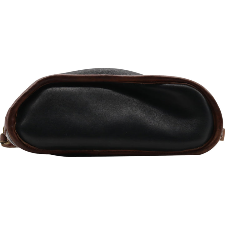 Vintage Coach OLD COACH German Hook Shoulder Bag genuine leather black type Vintage Second Hand