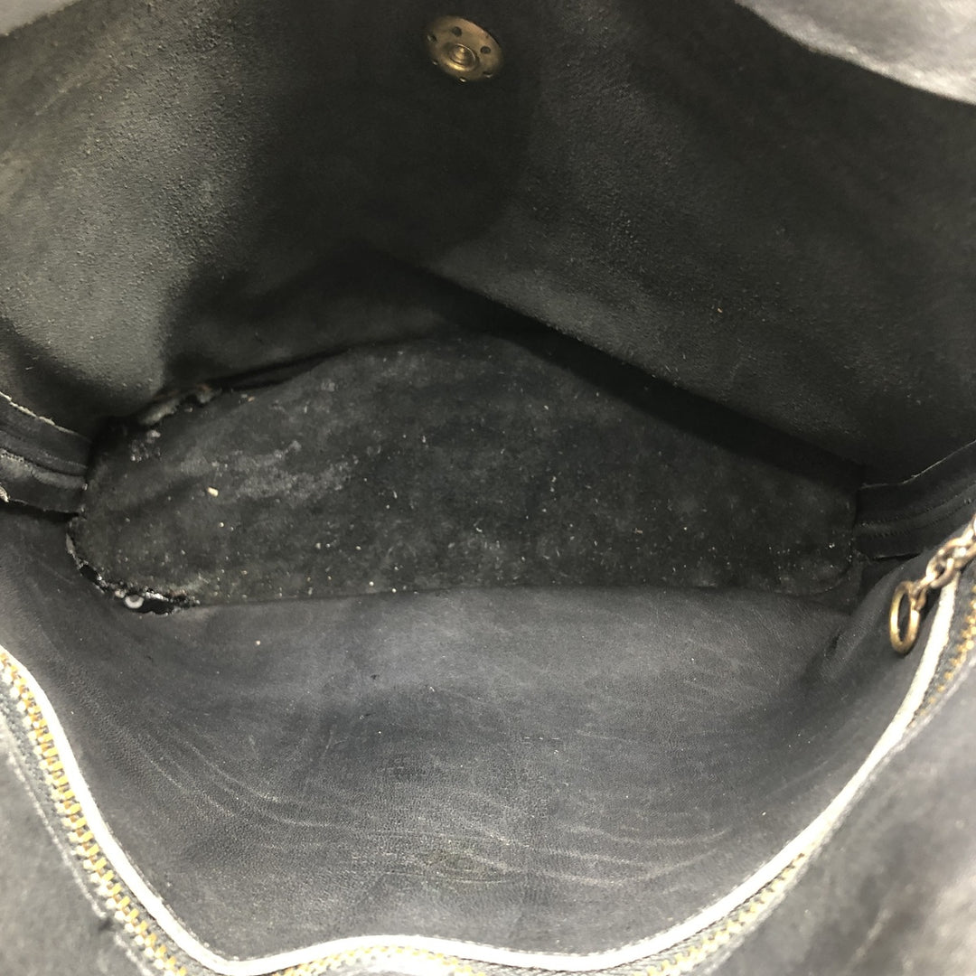 Vintage Coach OLD COACH German Hook Shoulder Bag genuine leather black type Vintage Second Hand