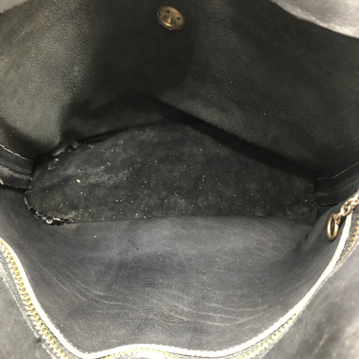 Vintage Coach OLD COACH German Hook Shoulder Bag genuine leather black type Vintage Second Hand