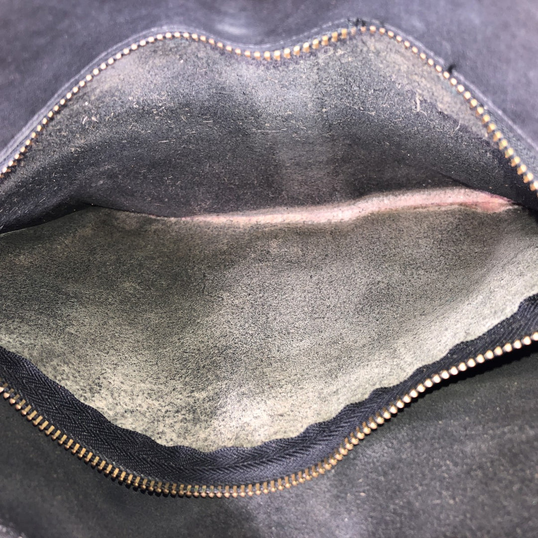 Vintage Coach OLD COACH German Hook Shoulder Bag genuine leather black type Vintage Second Hand