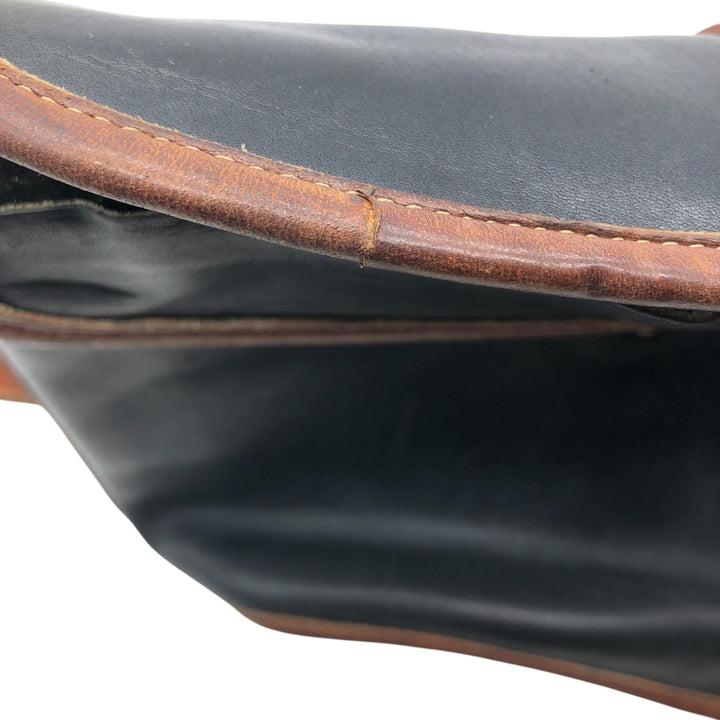 Vintage Coach OLD COACH German Hook Shoulder Bag genuine leather black type Vintage Second Hand