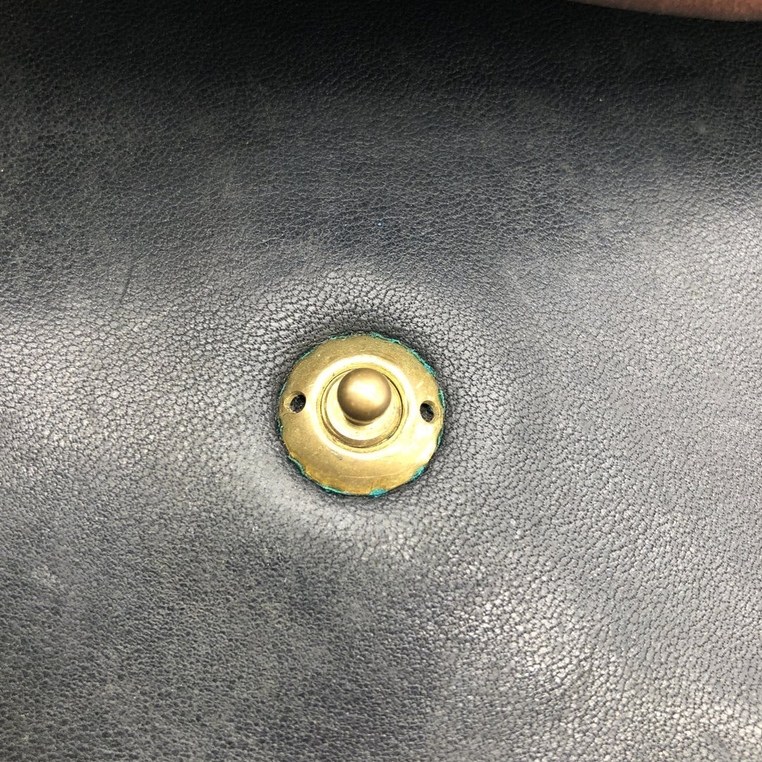 Vintage Coach OLD COACH German Hook Shoulder Bag genuine leather black type Vintage Second Hand