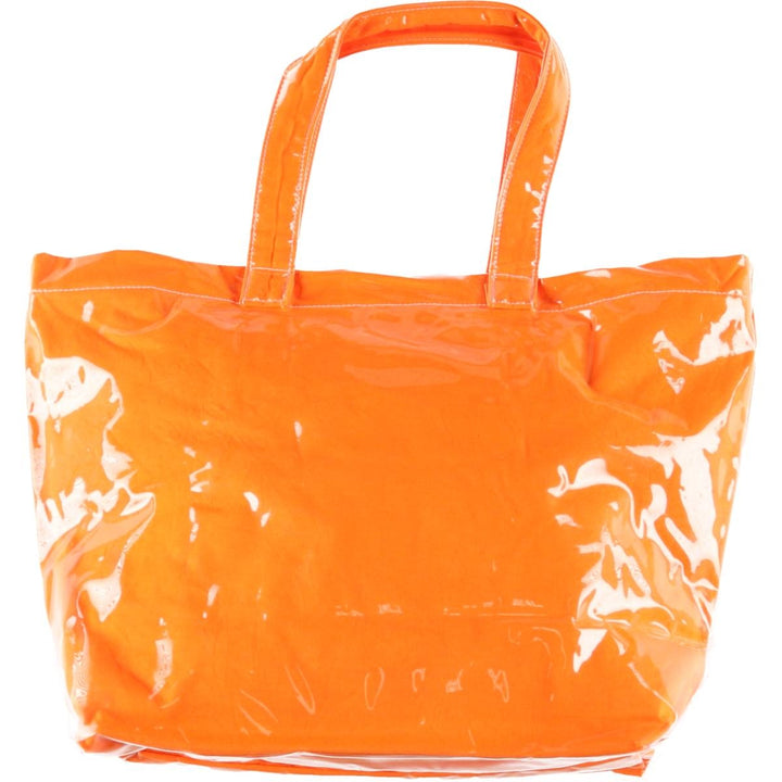 Vintage T-shirt Remake Tote T-shirt Remake Tote Bag Plastics Tote Bag unclear orange type Vintage Second Hand
