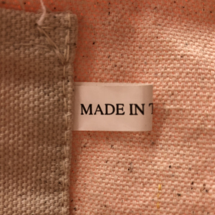 Vintage T-shirt Remake Tote T-shirt Remake Tote Bag Plastics Tote Bag unclear orange type Vintage Second Hand