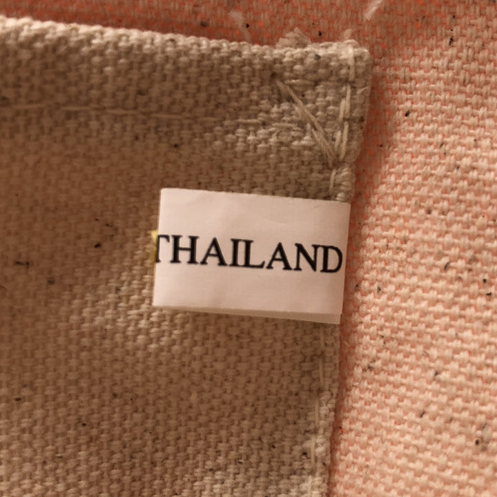 Vintage T-shirt Remake Tote T-shirt Remake Tote Bag Plastics Tote Bag unclear orange type Vintage Second Hand