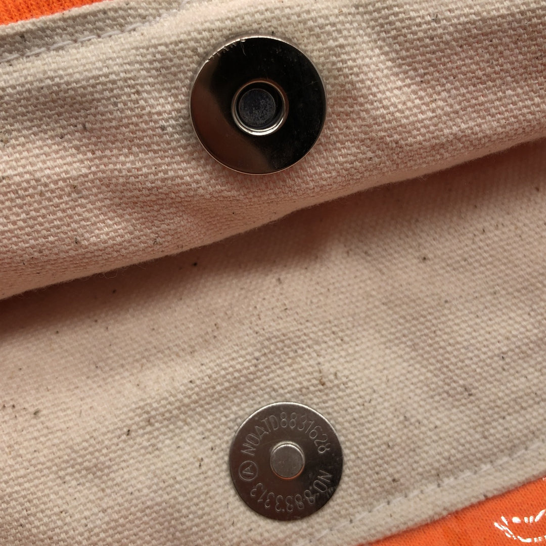 Vintage T-shirt Remake Tote T-shirt Remake Tote Bag Plastics Tote Bag unclear orange type Vintage Second Hand