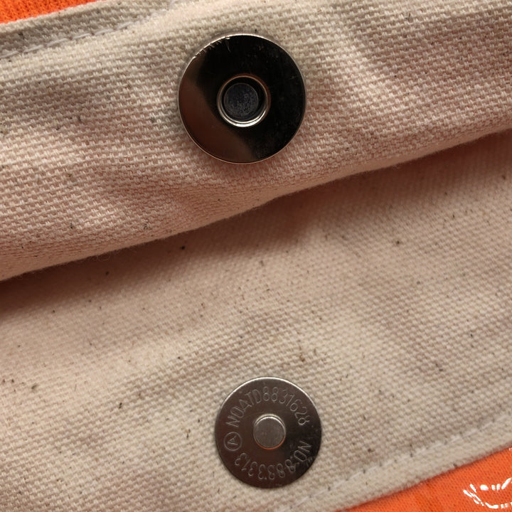 Vintage T-shirt Remake Tote T-shirt Remake Tote Bag Plastics Tote Bag unclear orange type Vintage Second Hand