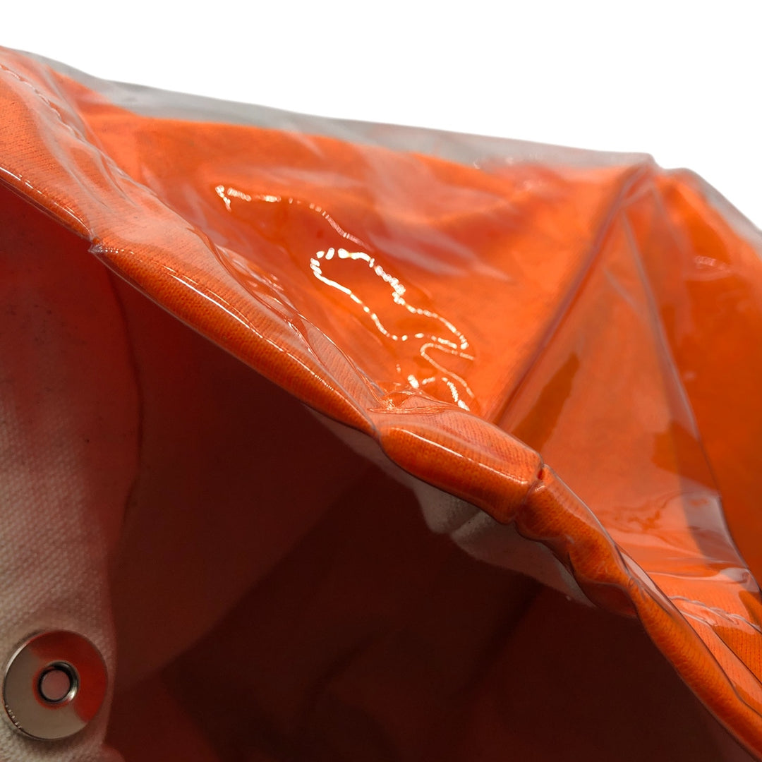 Vintage T-shirt Remake Tote T-shirt Remake Tote Bag Plastics Tote Bag unclear orange type Vintage Second Hand