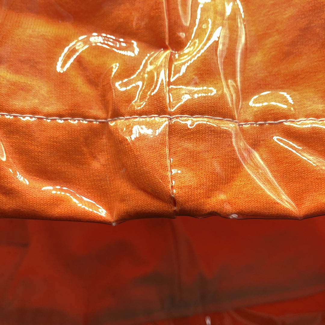 Vintage T-shirt Remake Tote T-shirt Remake Tote Bag Plastics Tote Bag unclear orange type Vintage Second Hand
