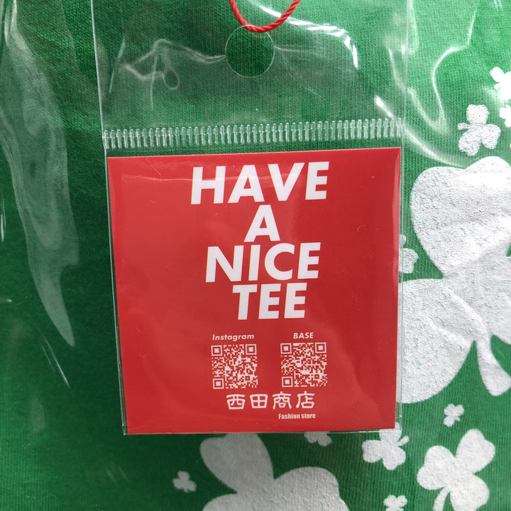 Vintage T-shirt Remake Tote T-shirt Remake Tote Bag Plastics Tote Bag unclear green type Vintage Second Hand