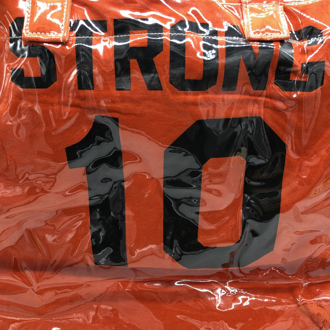 Vintage T-shirt Remake Tote T-shirt Remake Tote Bag College Plastics Tote Bag unclear orange type Vintage Second Hand