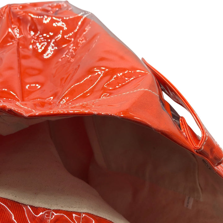 Vintage T-shirt Remake Tote T-shirt Remake Tote Bag College Plastics Tote Bag unclear orange type Vintage Second Hand