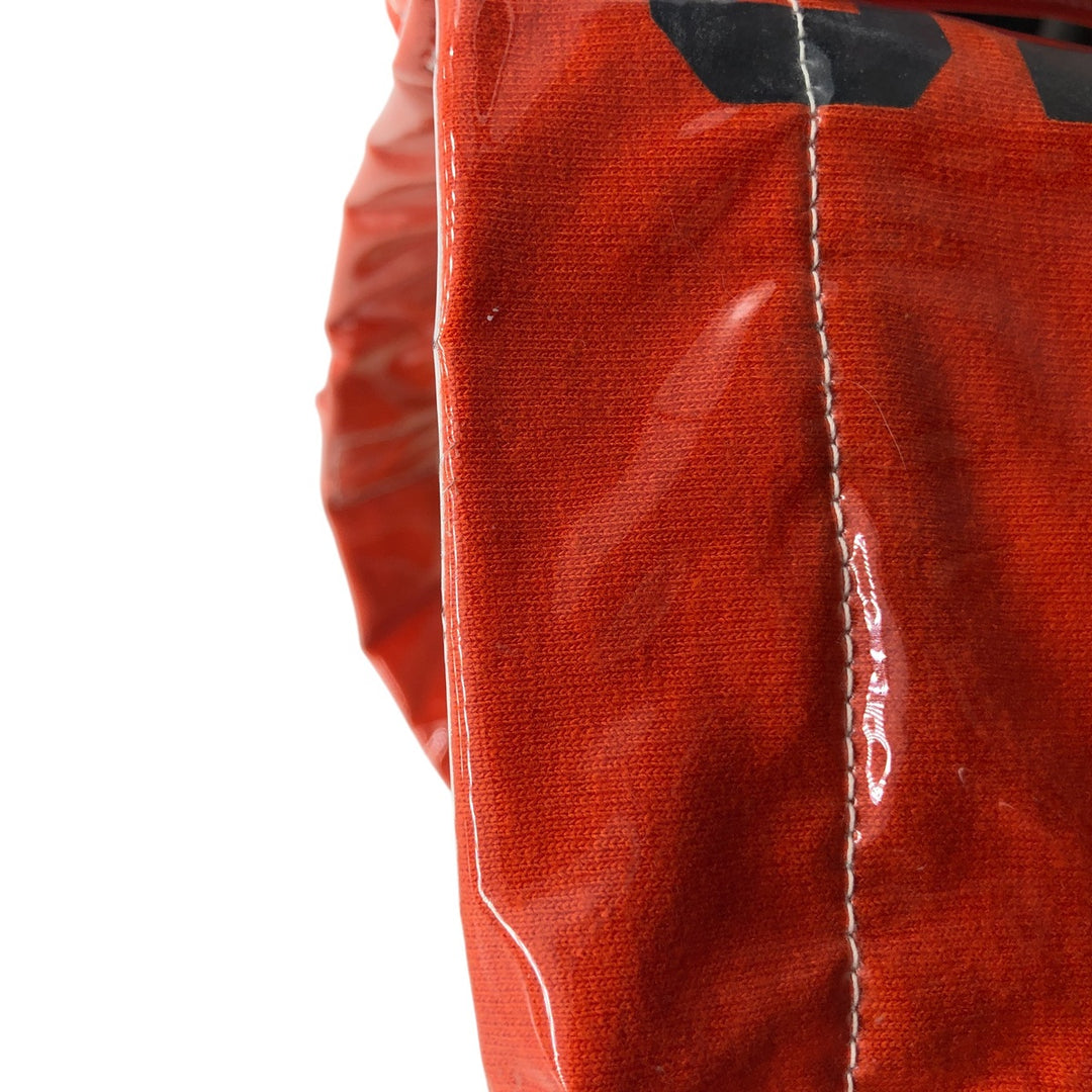 Vintage T-shirt Remake Tote T-shirt Remake Tote Bag College Plastics Tote Bag unclear orange type Vintage Second Hand