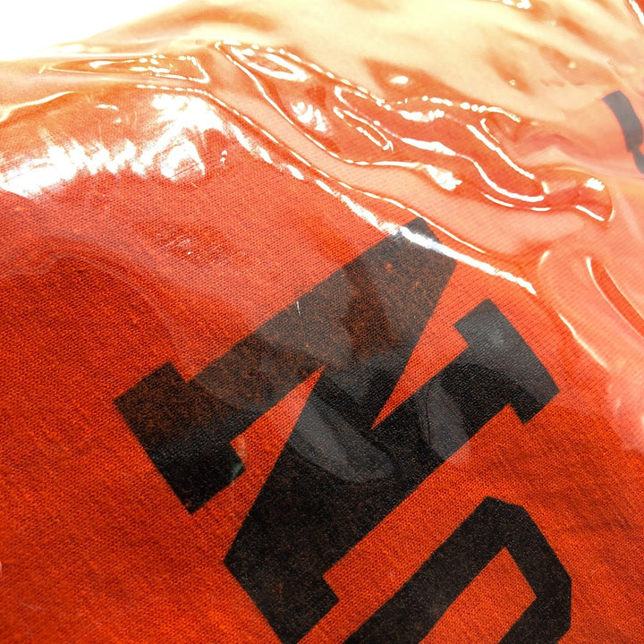 Vintage T-shirt Remake Tote T-shirt Remake Tote Bag College Plastics Tote Bag unclear orange type Vintage Second Hand